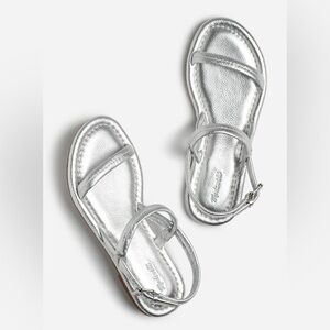 Madewell Janine Slingback Silver Sandal